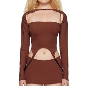 Miami Phoenix Top in Roasted Chestnut